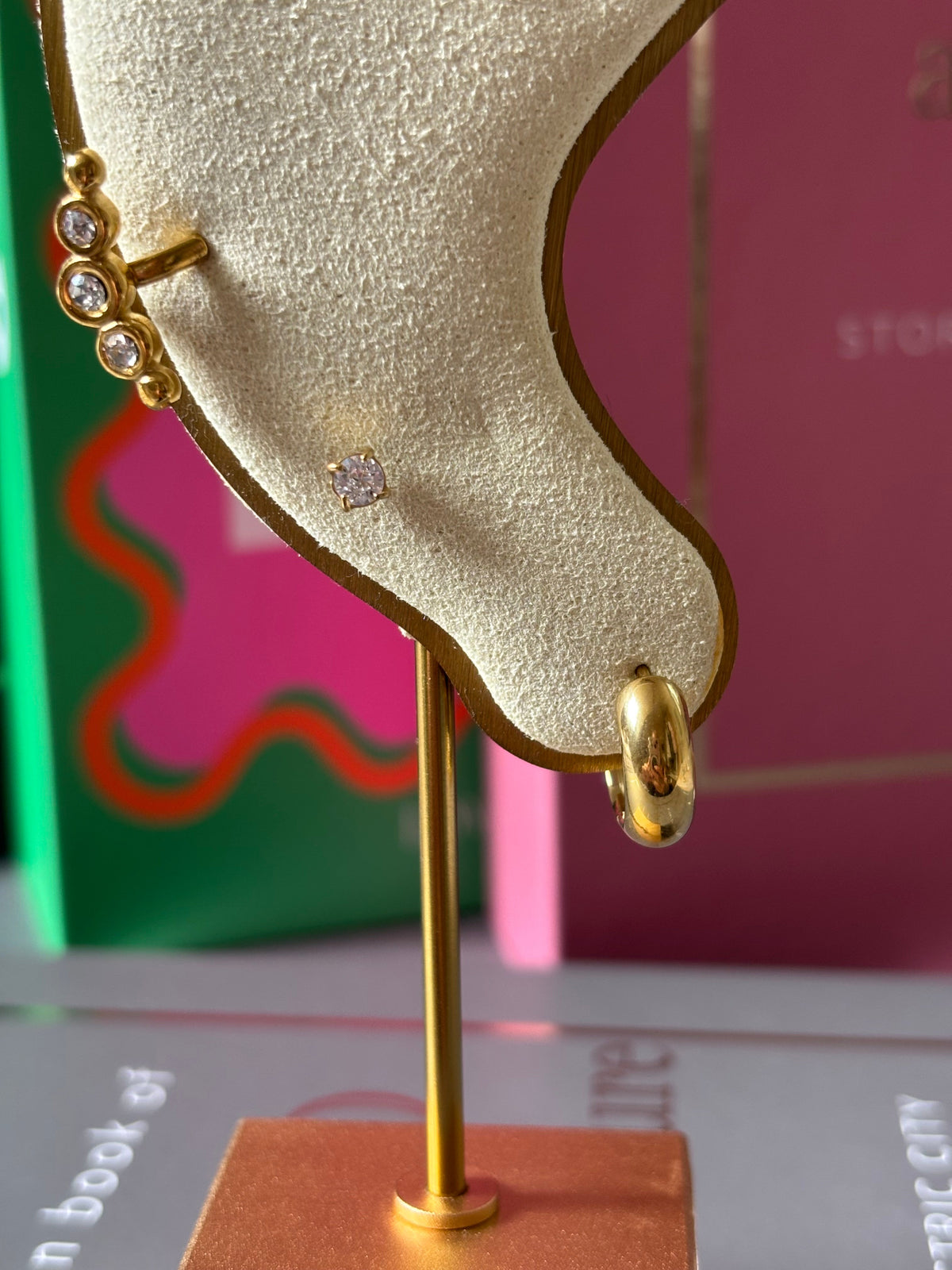 Mono boucle créole REBELLE gold 2JOLY