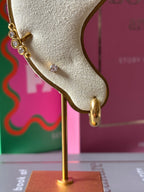 Mono boucle créole REBELLE gold 2JOLY