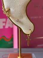 Mono boucle créole REBELLE gold 2JOLY