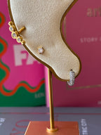 Mono boucle créole REBELLE silver 2JOLY
