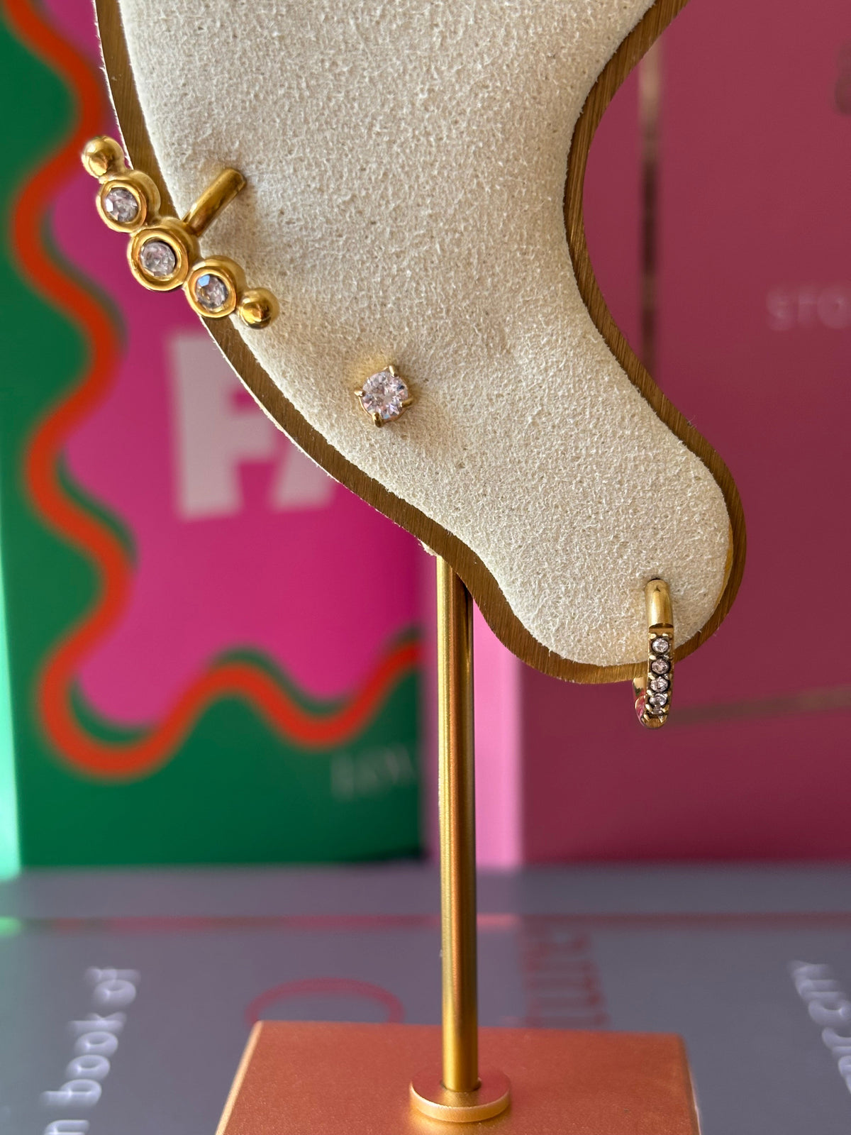 Mono boucle créole REBELLE gold 2JOLY