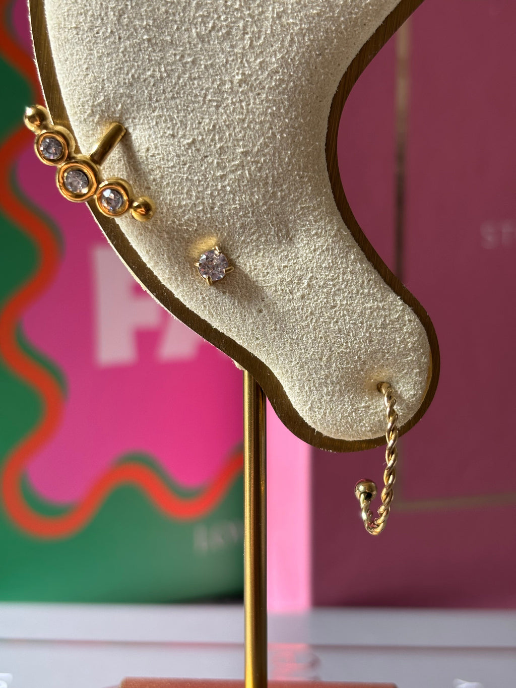 Mono boucle créole REBELLE gold 2JOLY