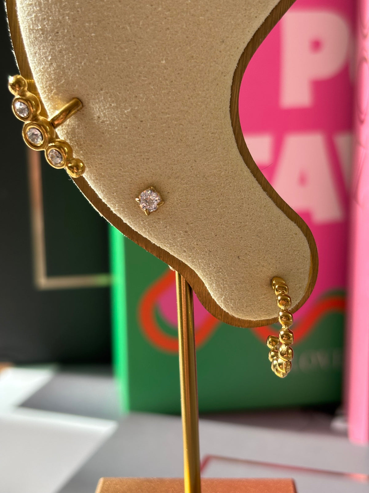 Mono boucle créole REBELLE gold 2JOLY