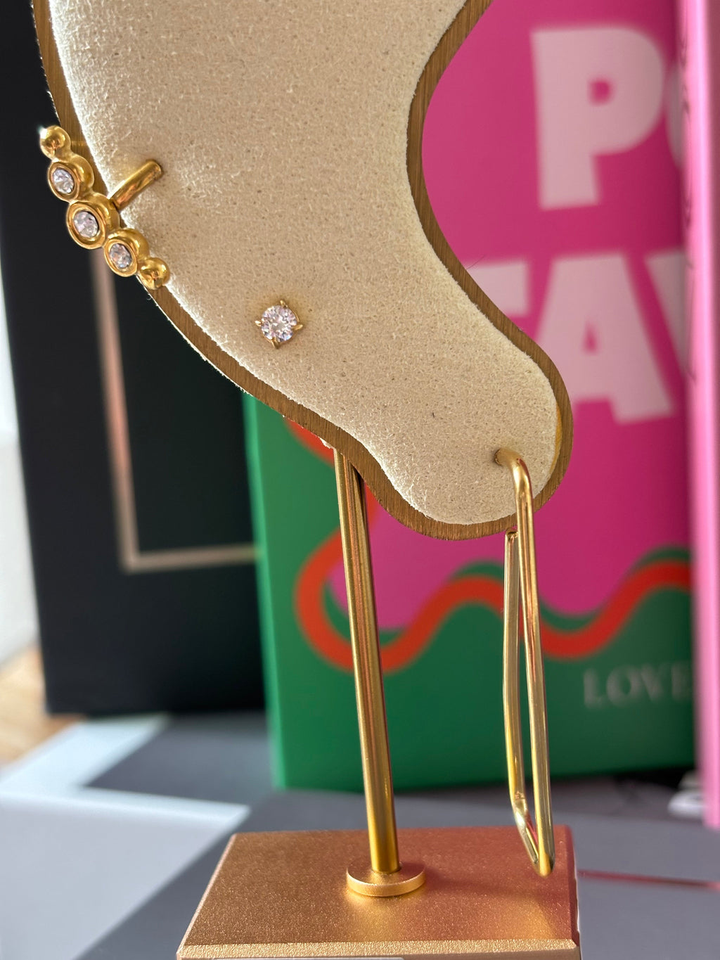 Mono boucle créole REBELLE gold 2JOLY