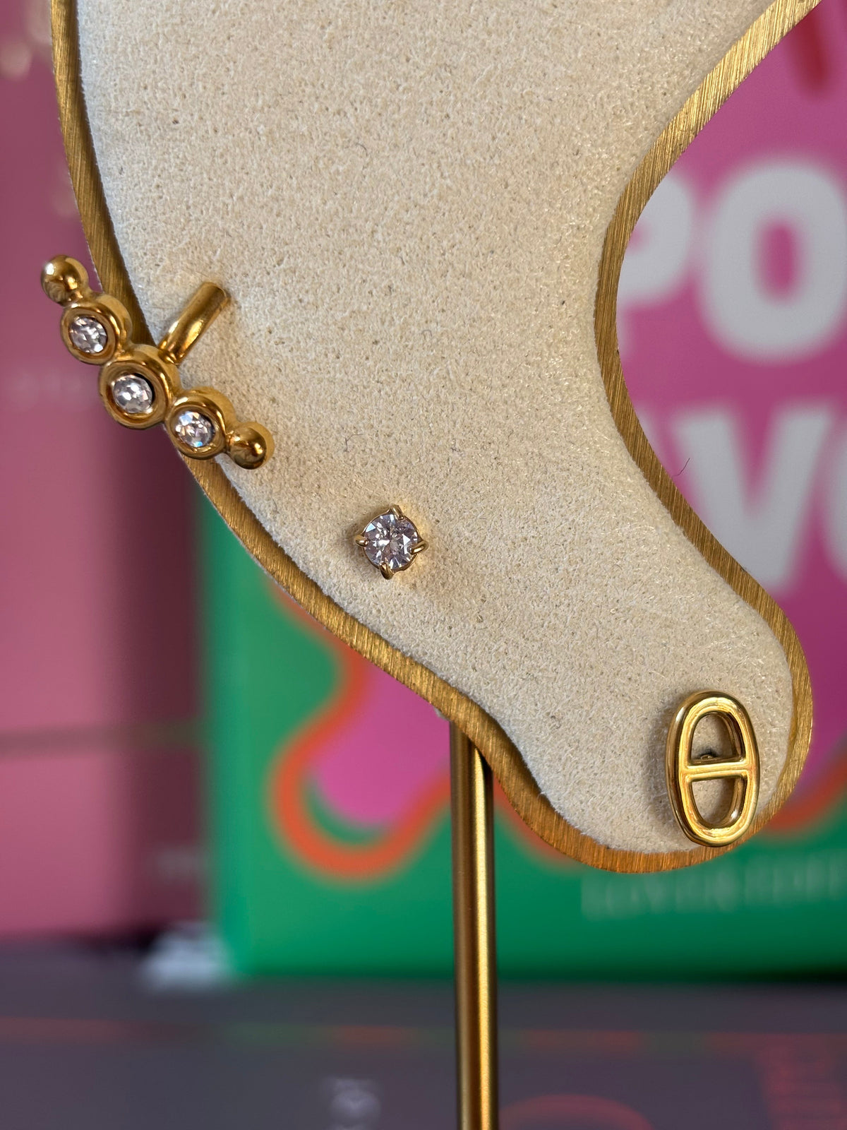 Mono boucle puce PASSION gold 2JOLY