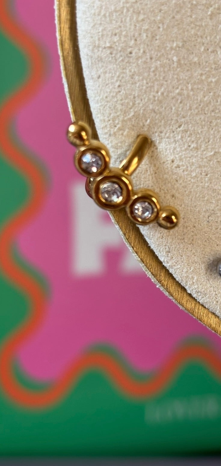 Bague d’oreille LIBRE gold 2JOLY