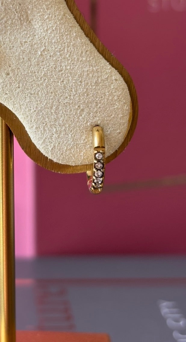 Mono boucle créole REBELLE gold 2JOLY