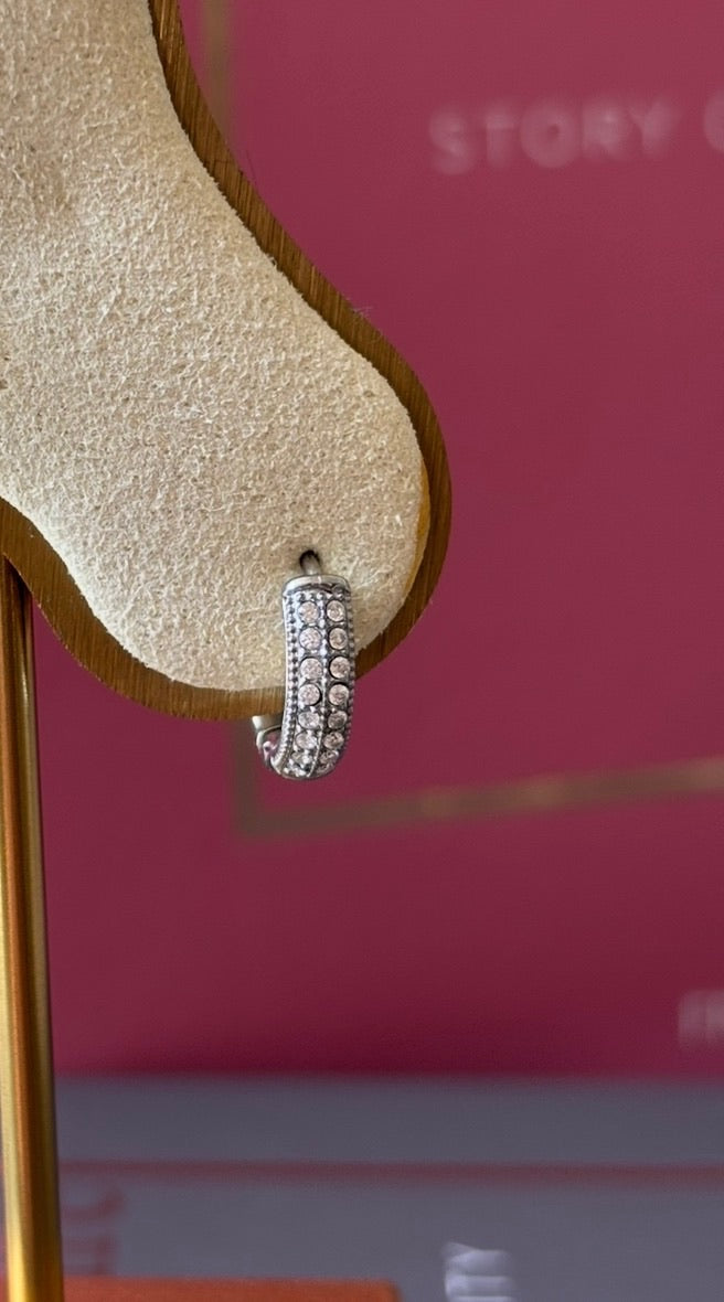 Mono boucle créole REBELLE silver 2JOLY